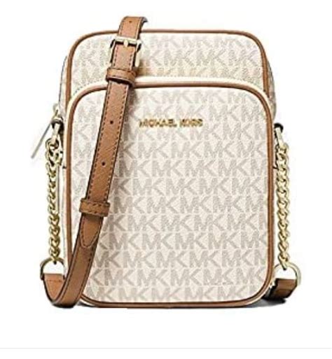 michael kors jet set travel crossbody silber|Michael Kors flight crossbody bag.